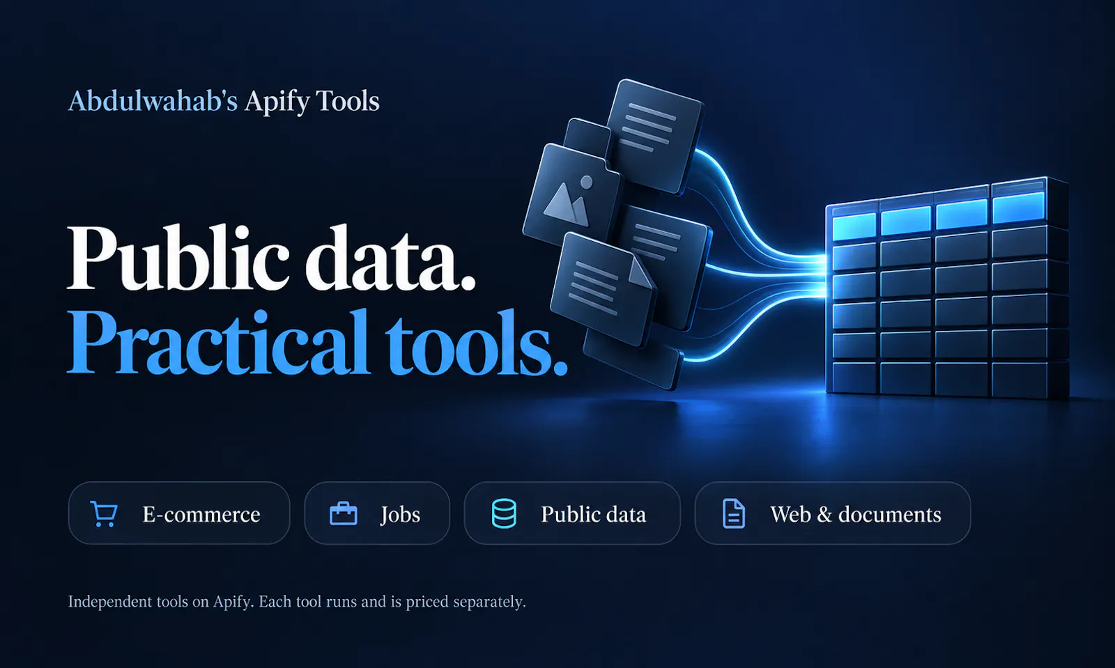 Abdulwahab's Apify Tools screenshot 1
