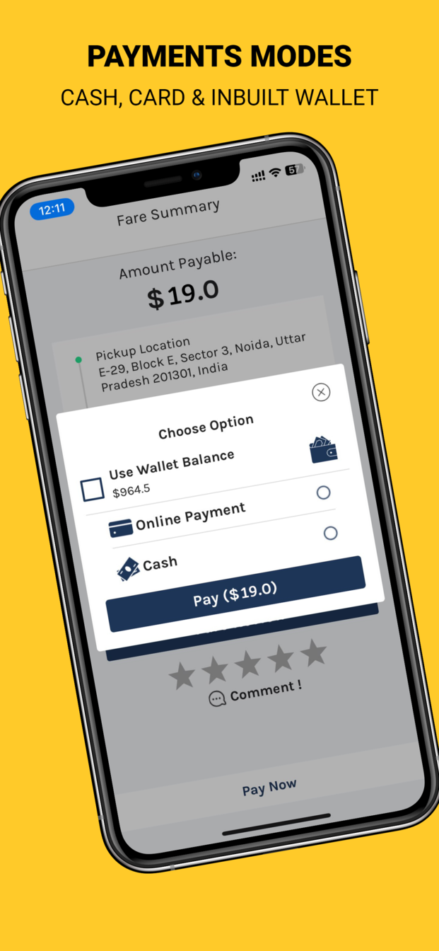 HireMe Uber Clone Taxi App gallery image
