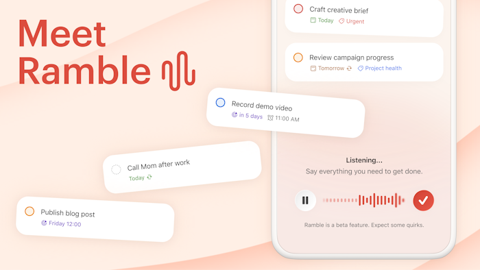 Ramble by Todoist产品图