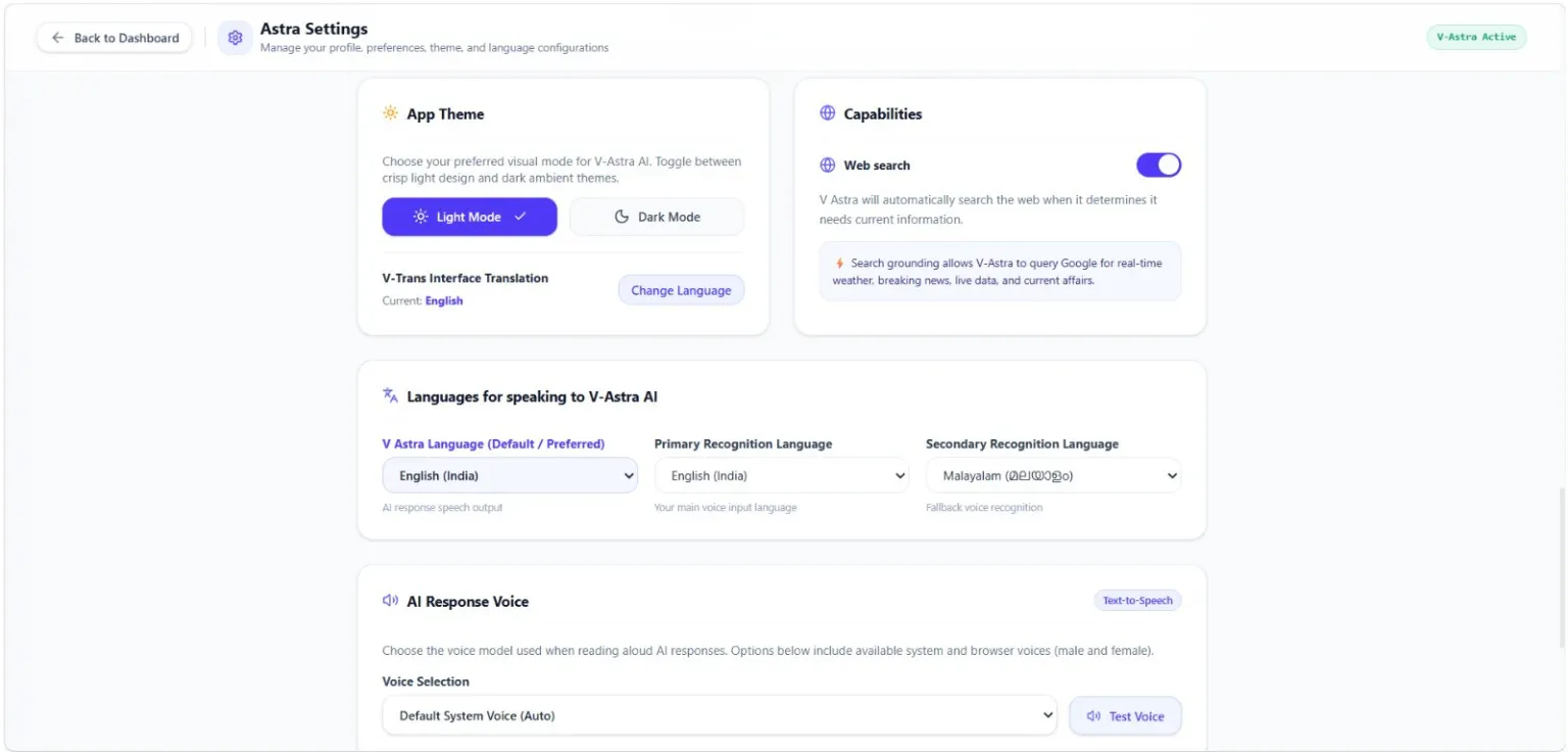 V Astra AI : Smart Assistant & Workspace gallery image