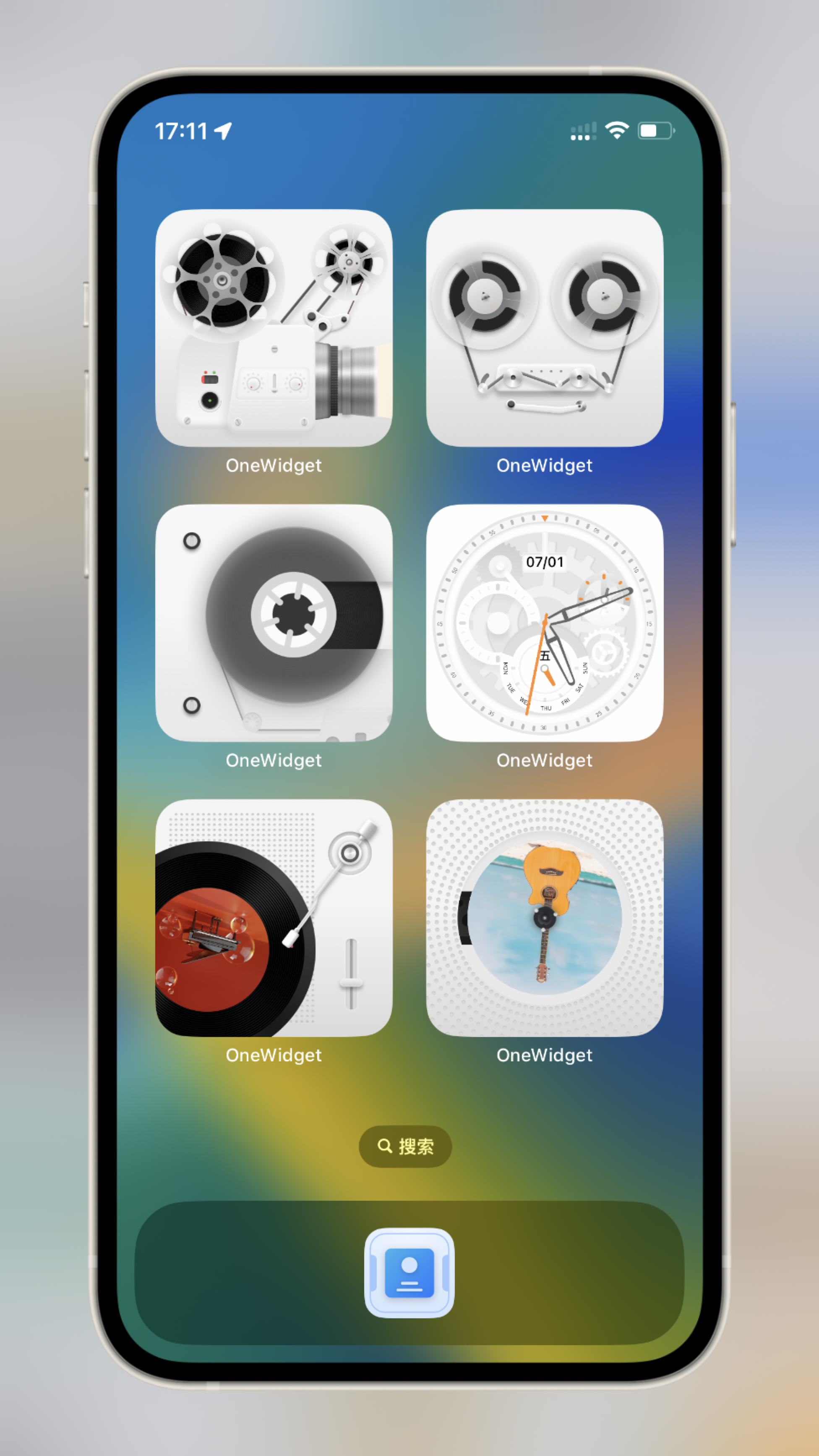 Media Widget OneWidget X Live - Widget langsung di skrin utama 1