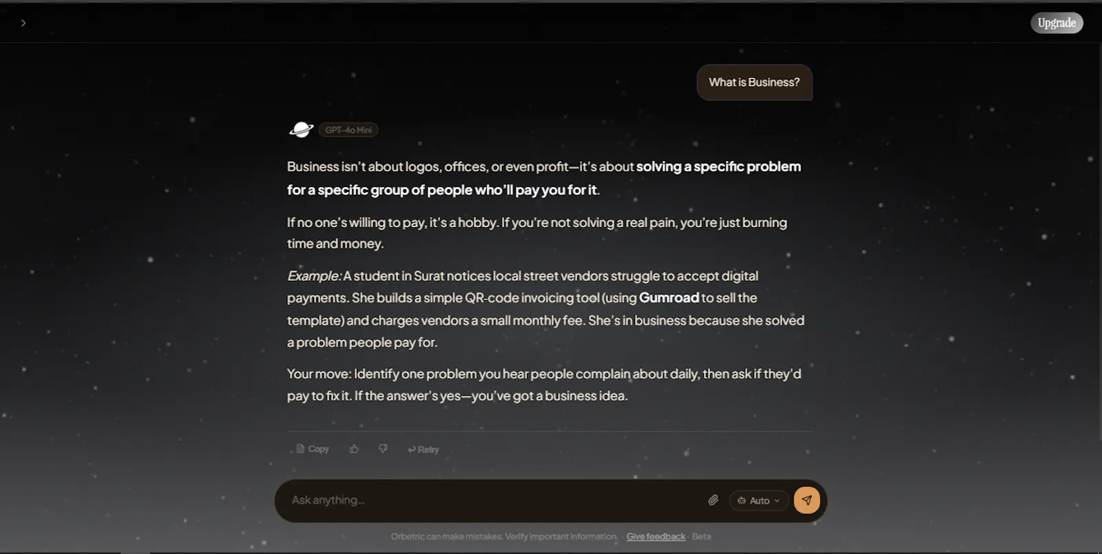 Orbetric screenshot 3