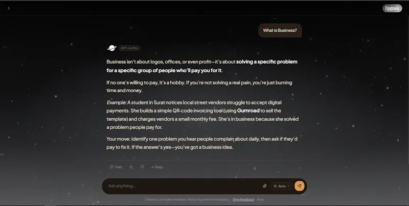 Orbetric screenshot 3