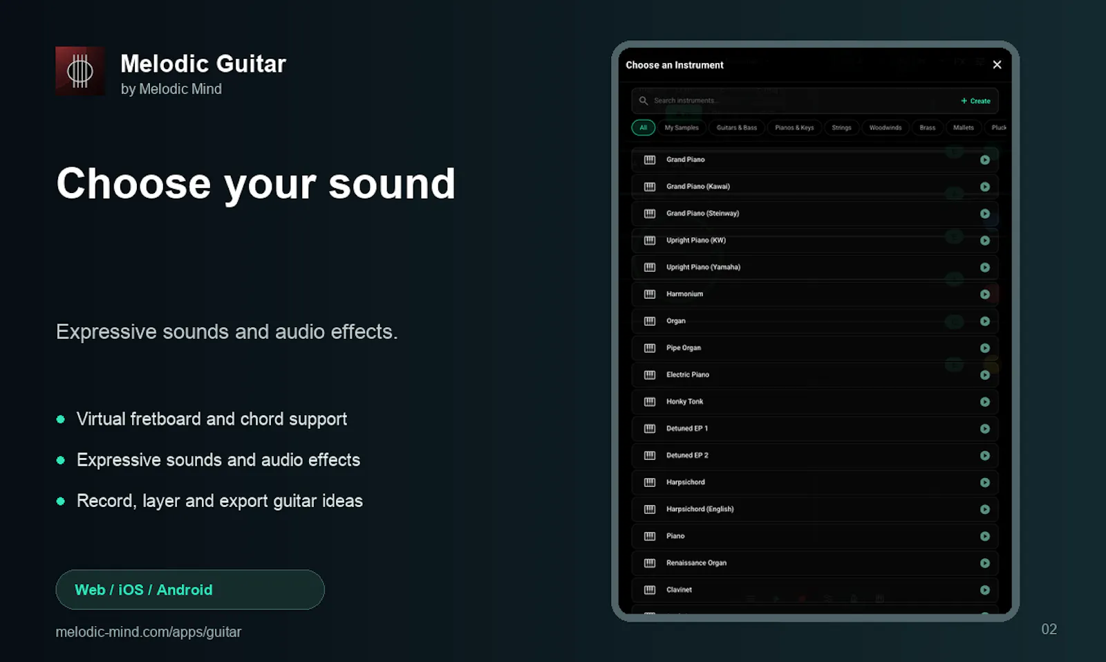 Melodic Guitar screenshot 2