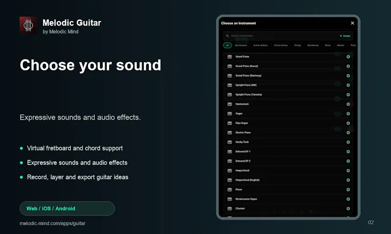 Melodic Guitar screenshot 2