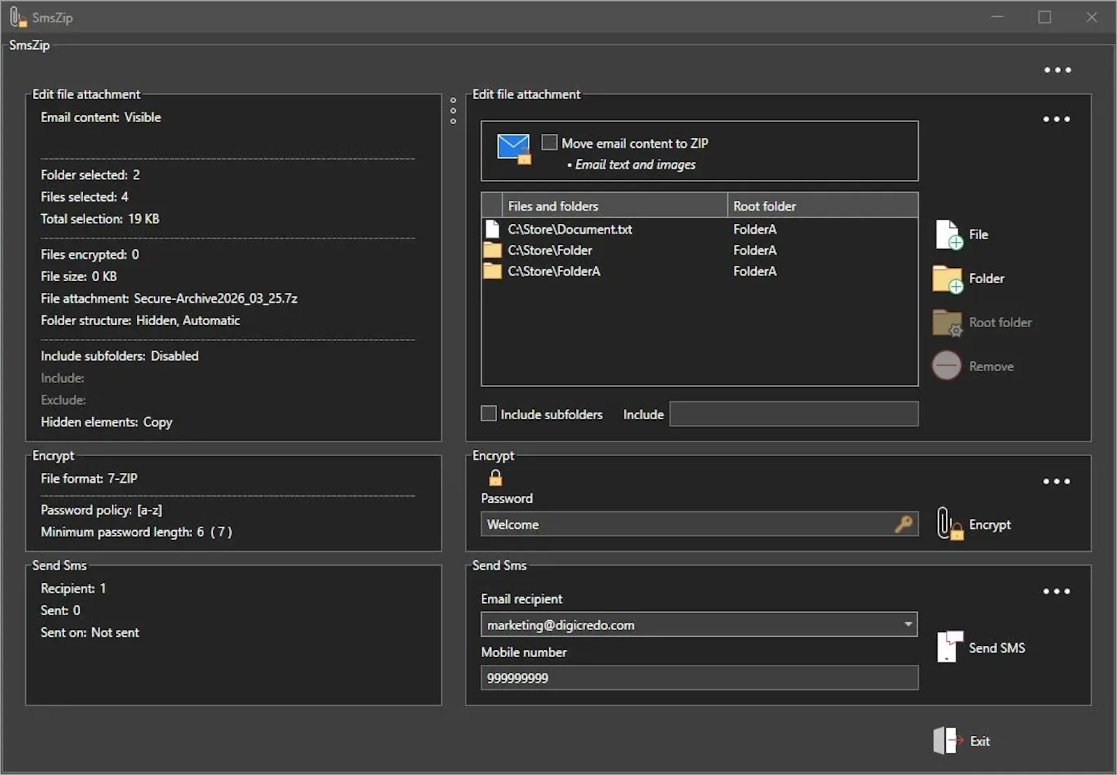 SmsZip screenshot 8