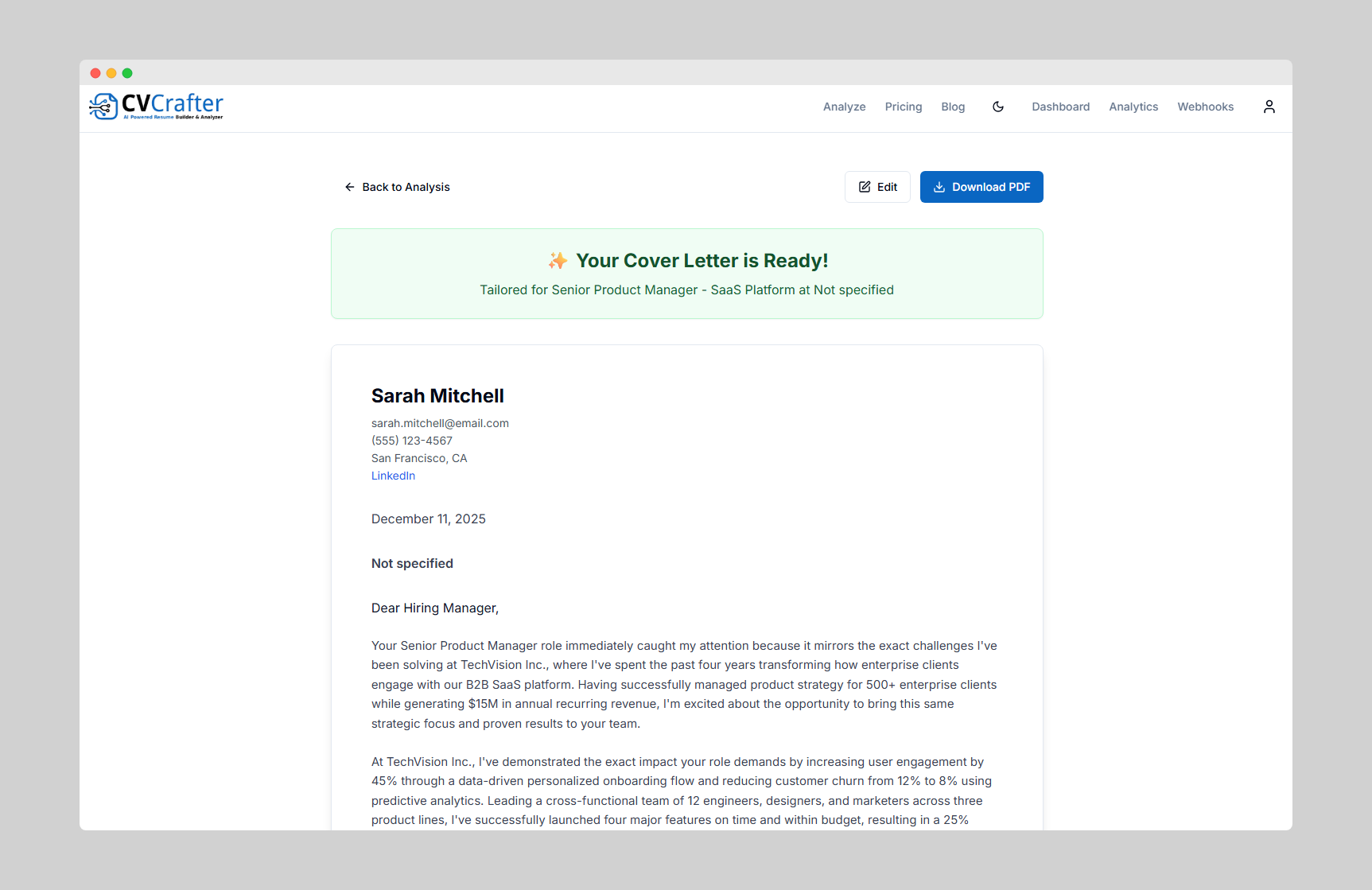CVCrafter gallery image