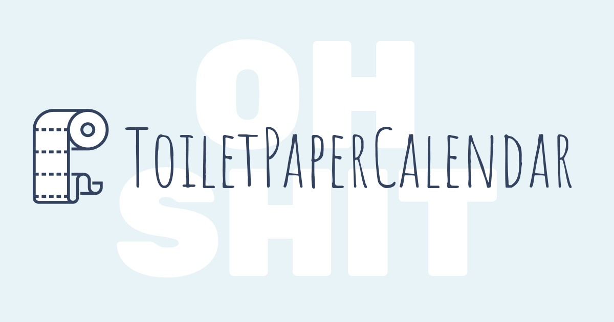 Toilet Paper Calendar gallery image