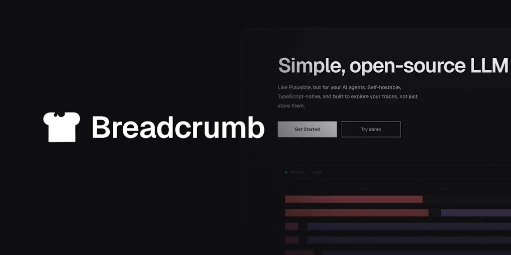 Breadcrumb: Open-source LLM tracing for agent visibility | Product Hunt