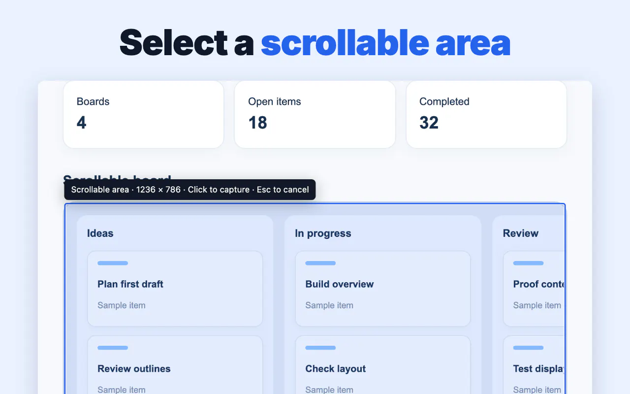 Scrolling Screenshot gallery image