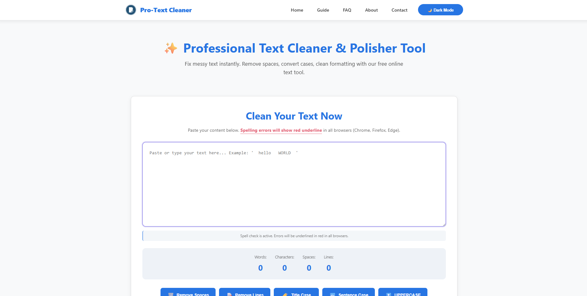 Text Polisher - Main product screenshot demonstrating key features and user interface