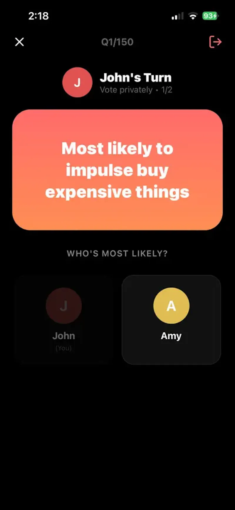 Most Likely To ! screenshot 4