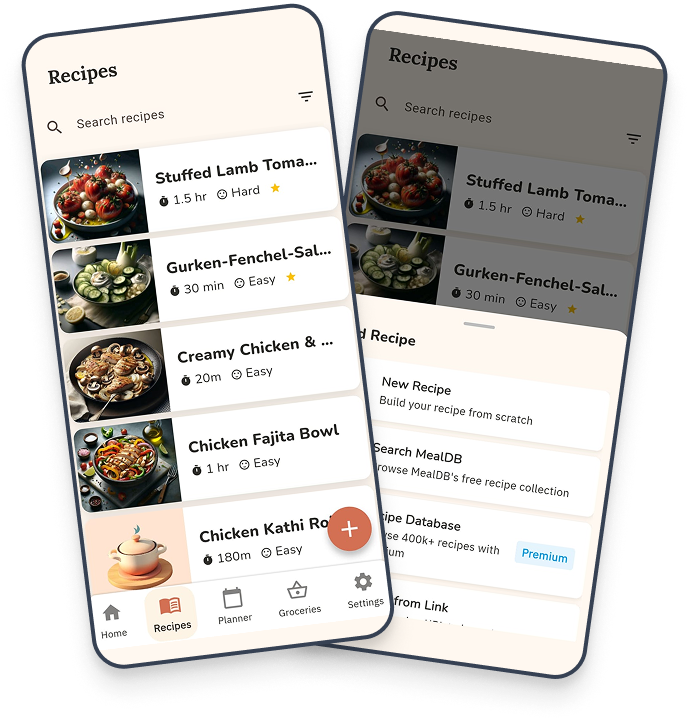 MealTime - Screenshot 2 showing product features and functionality
