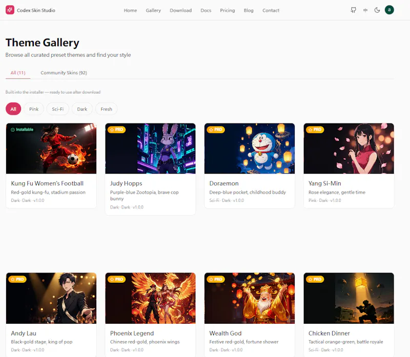 Codex Skin Studio screenshot 1