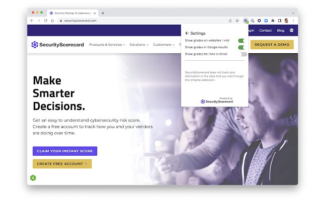 SecurityScoreCard Chrome扩展媒体3