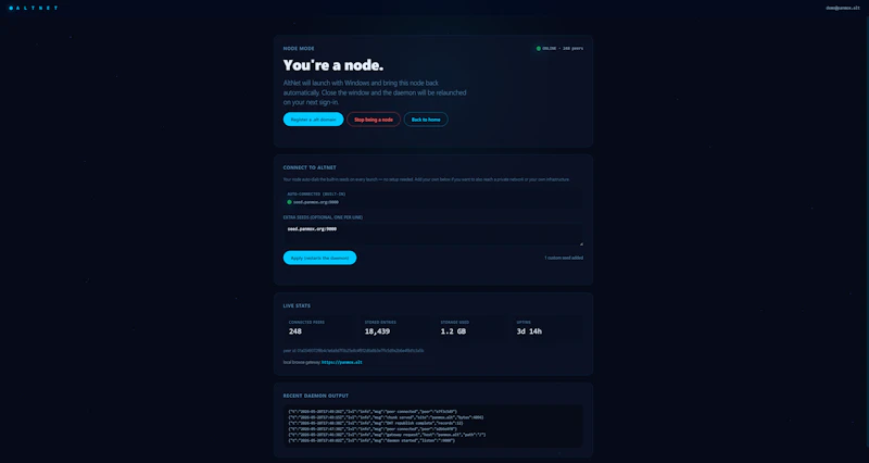 AltNet screenshot 3