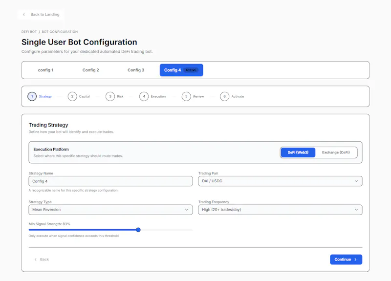 DeFi Trading Bot screenshot 3