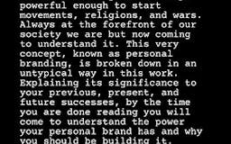 Personal Branding: A Manifesto  media 2