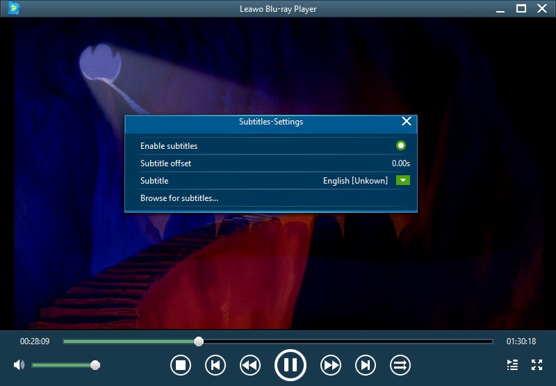 Leawo Free Blu-ray Player - Free media player to play 4K Blu-ray/Blu-ray/DVD/video/audio media 2