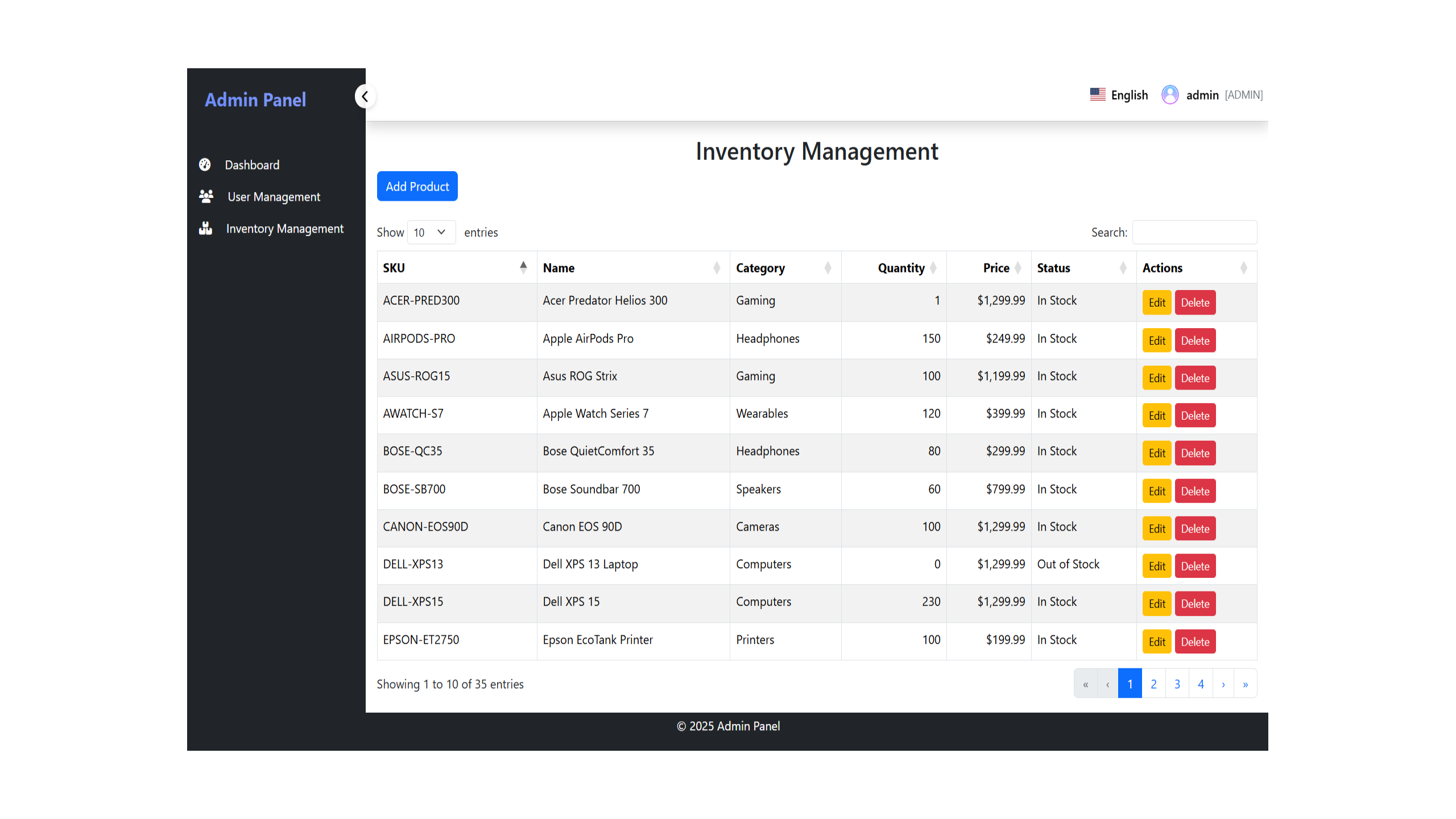 Spring Boot Admin Panel - Java Crud - Bouw Crud & Inventory -apps in minuten met Java media 5