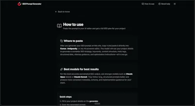 SEO Prompt Generator gallery image