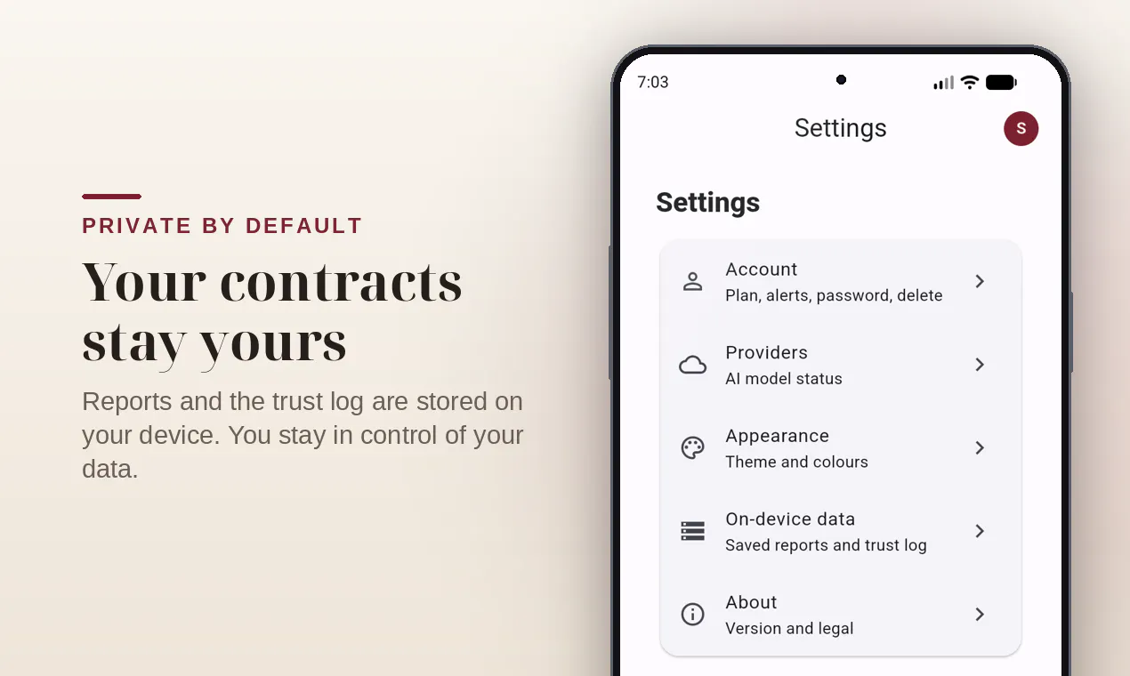 ClauseShift: AI Contract Review gallery image