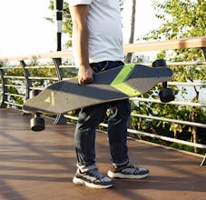 38" LANDSURF X1 DUAL HUB MOTOR ELECTRIC LONGBOARD gallery image