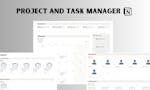 Project and Task Manager Notion Template image
