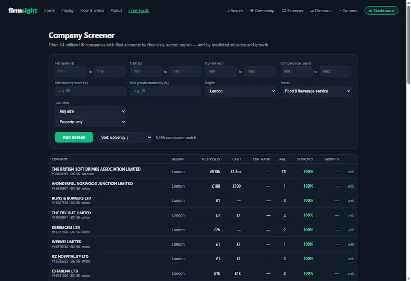 Firmsight screenshot 6