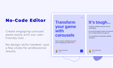 LinkedIn Carousel Generator gallery image