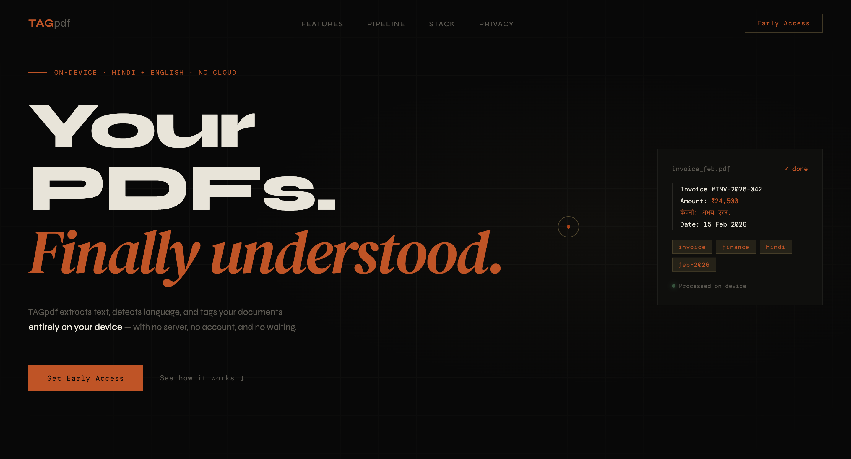 TAGpdf — Your Documents, Indexed. gallery image