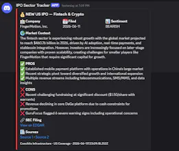 IPO Intelligence Feed — ConchITS gallery image