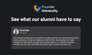 Founder University gallery image