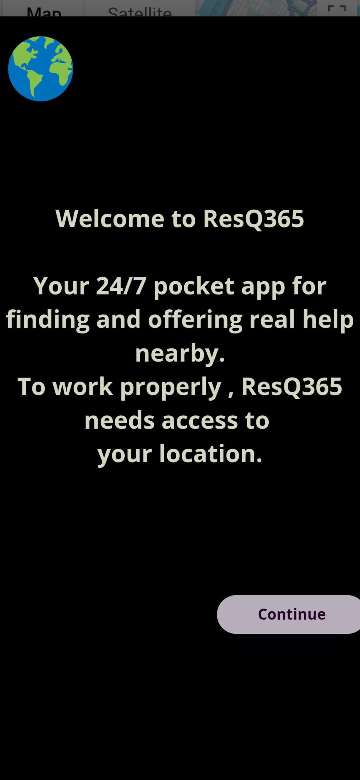 resq365 - ความช่วยเหลือทันทีจ่ายทันทีแผนที่งานเงินสด 24/7การปฏิวัติ media 4