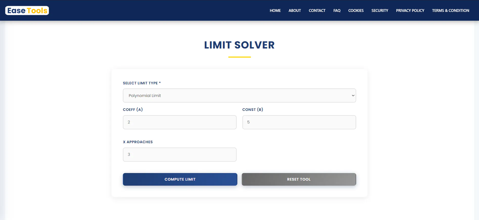 Limit Solver gallery image