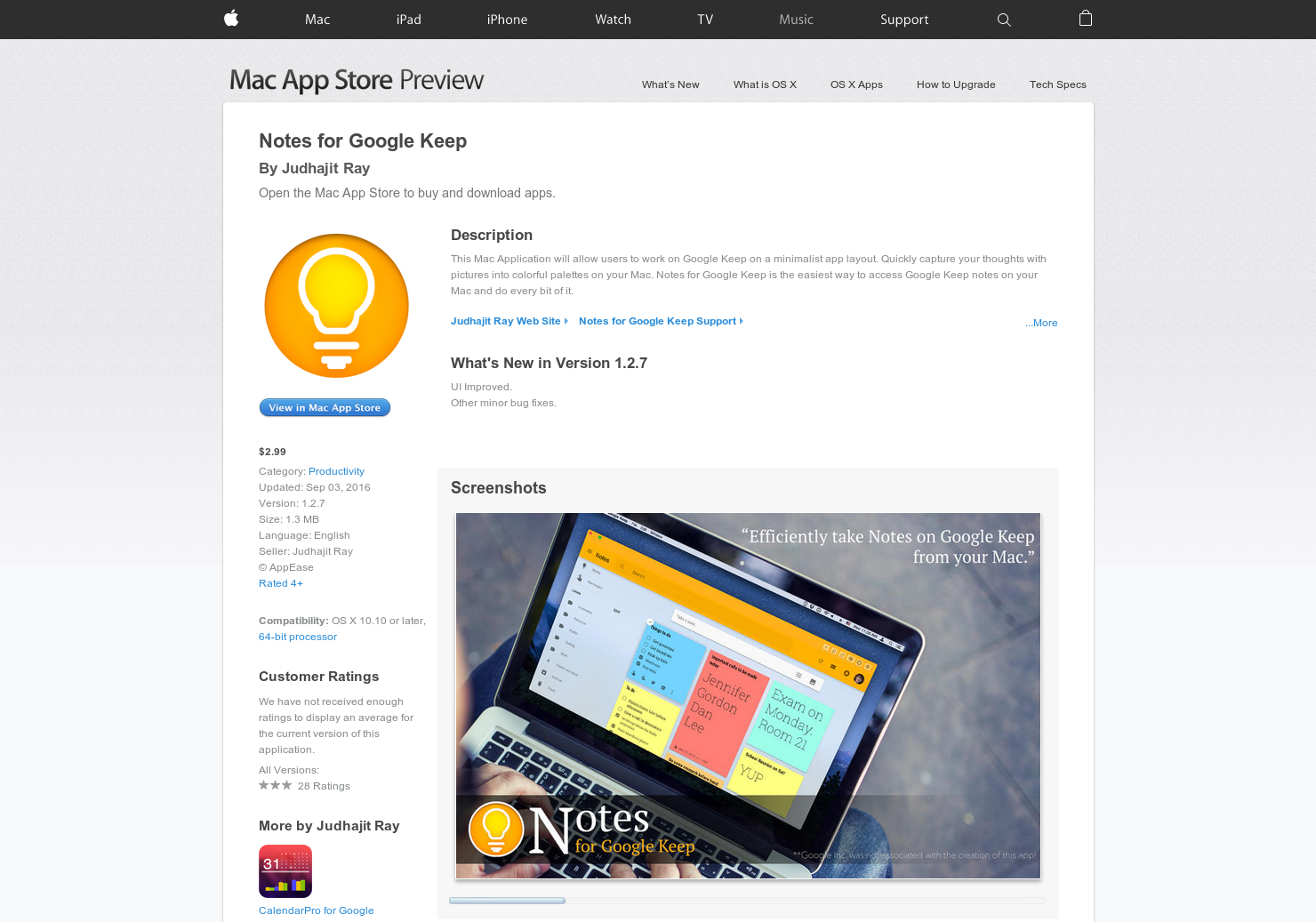Notes For Google Keep