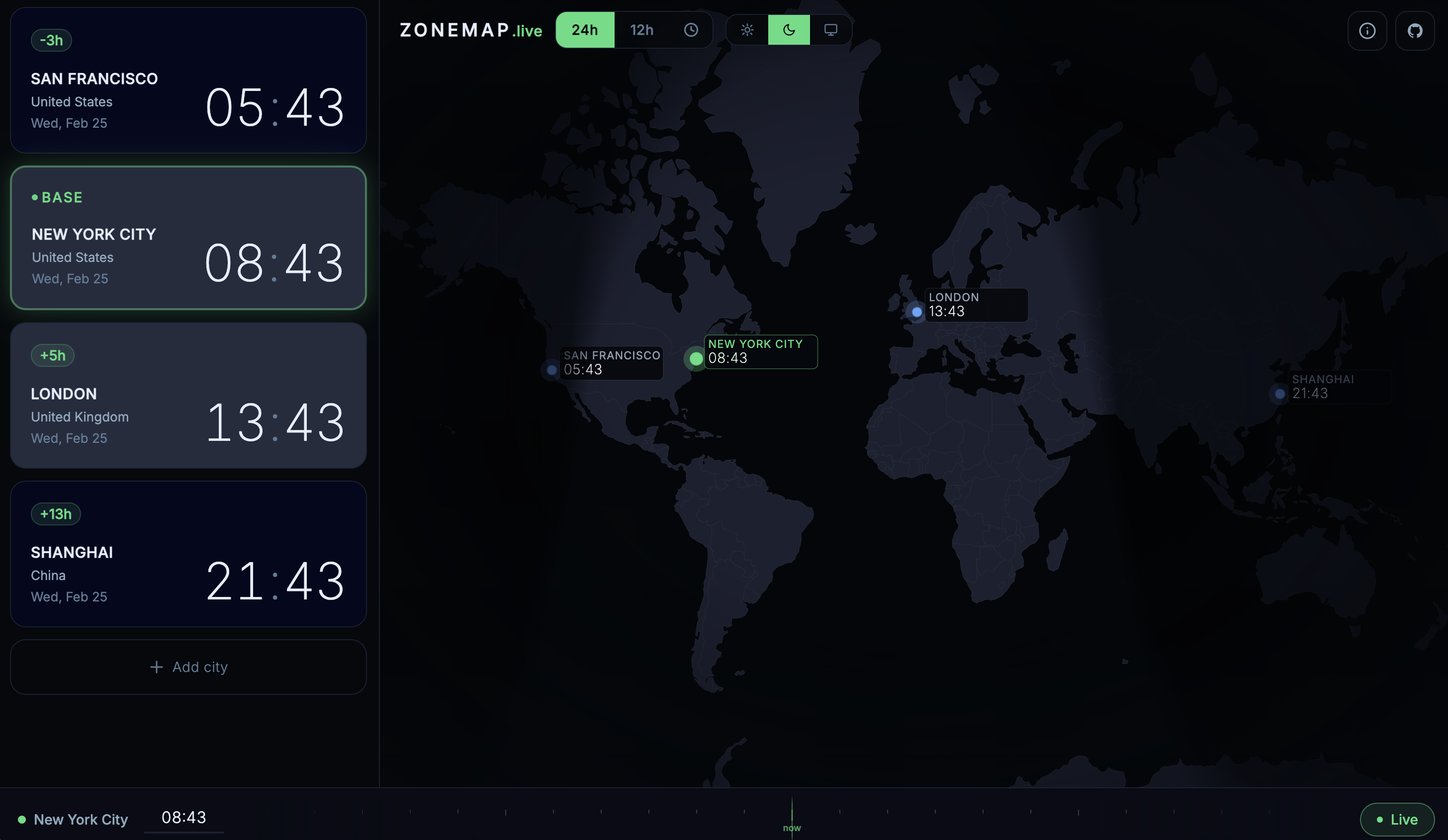 ZoneMap - Main product screenshot demonstrating key features and user interface