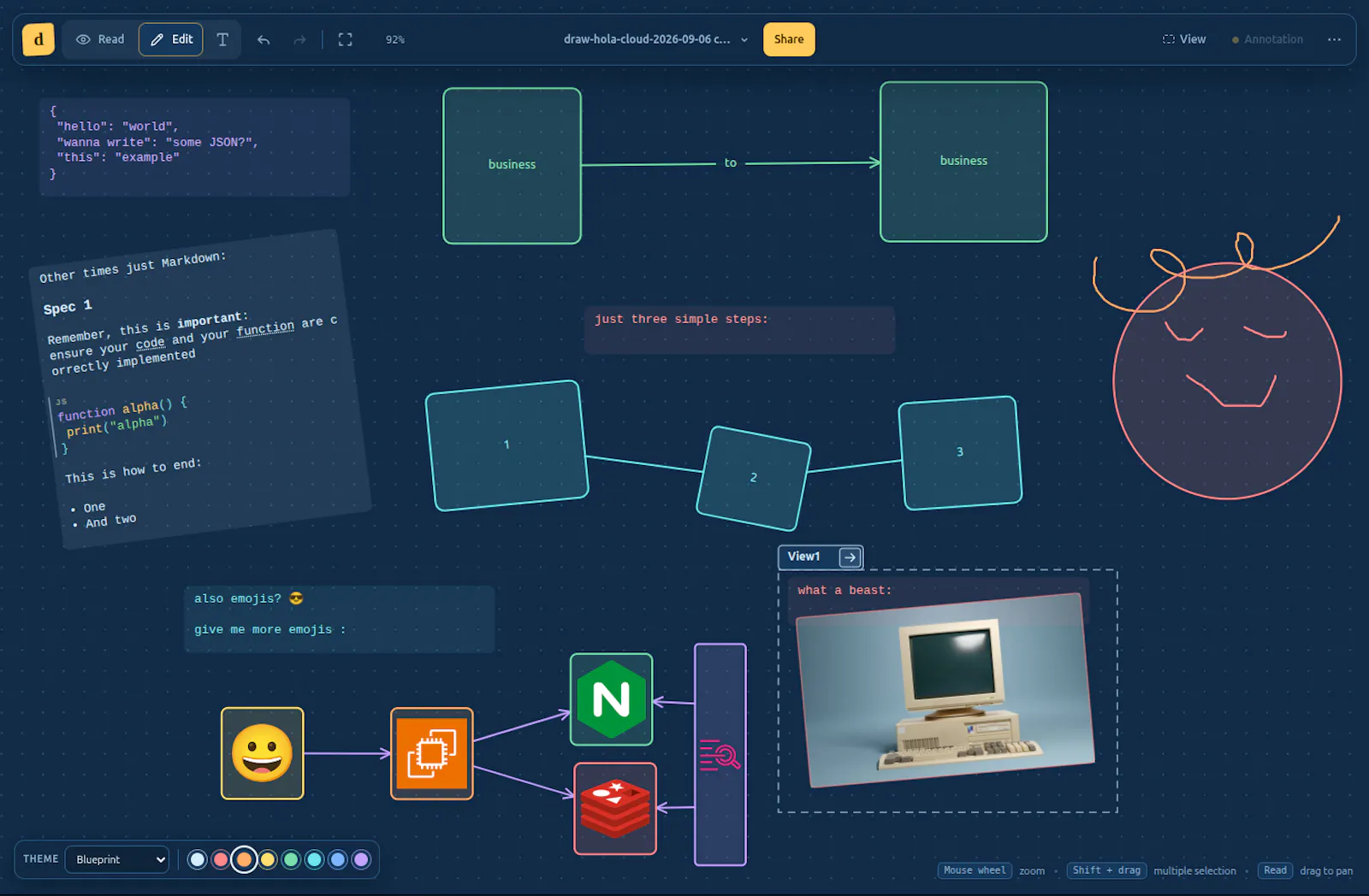 Draw - Hola Cloud screenshot 2