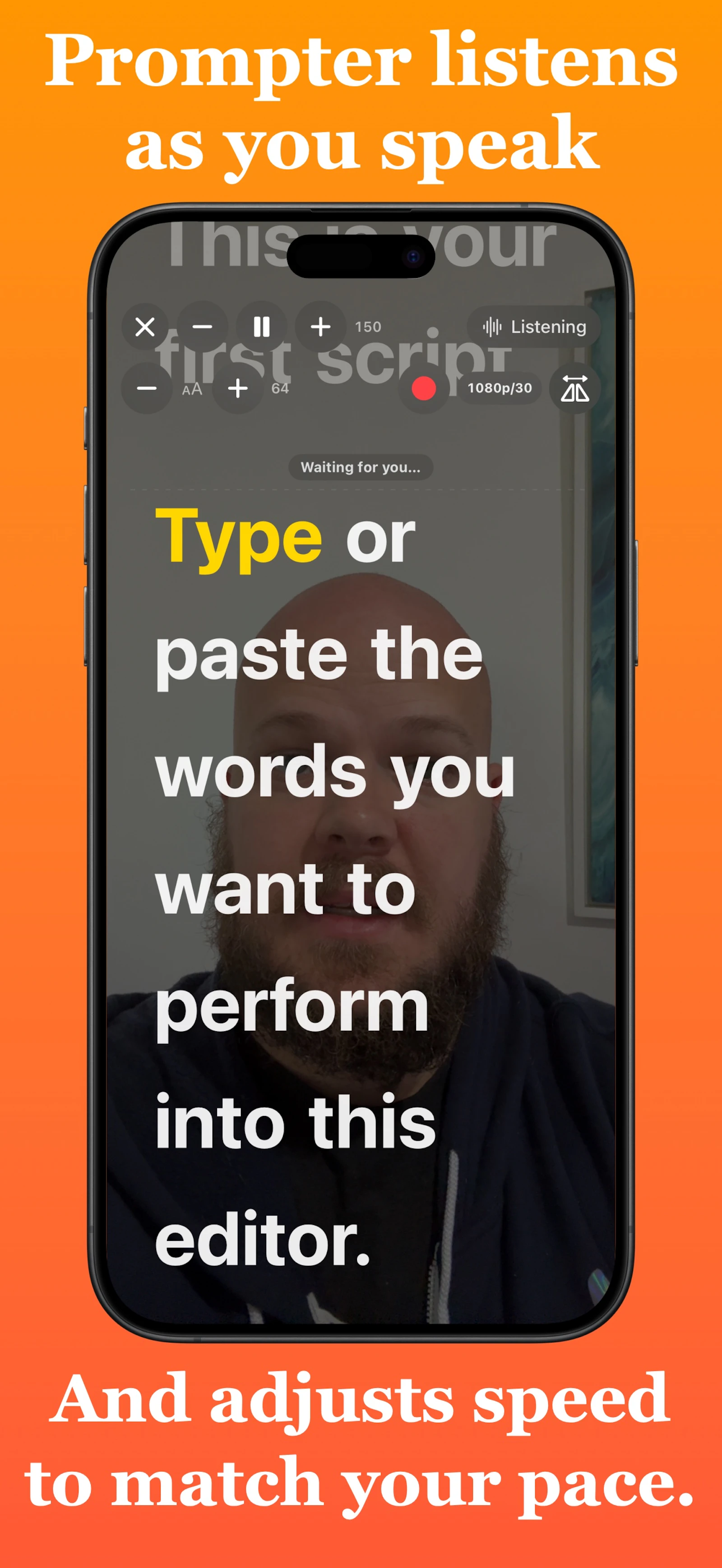 Prompter - The Smart Teleprompter screenshot 3