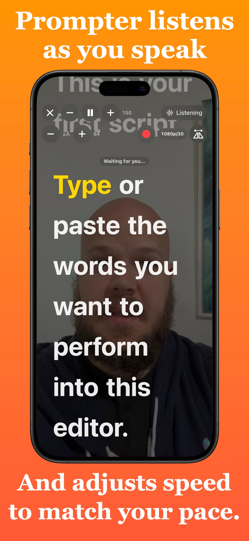Prompter - The Smart Teleprompter screenshot 3