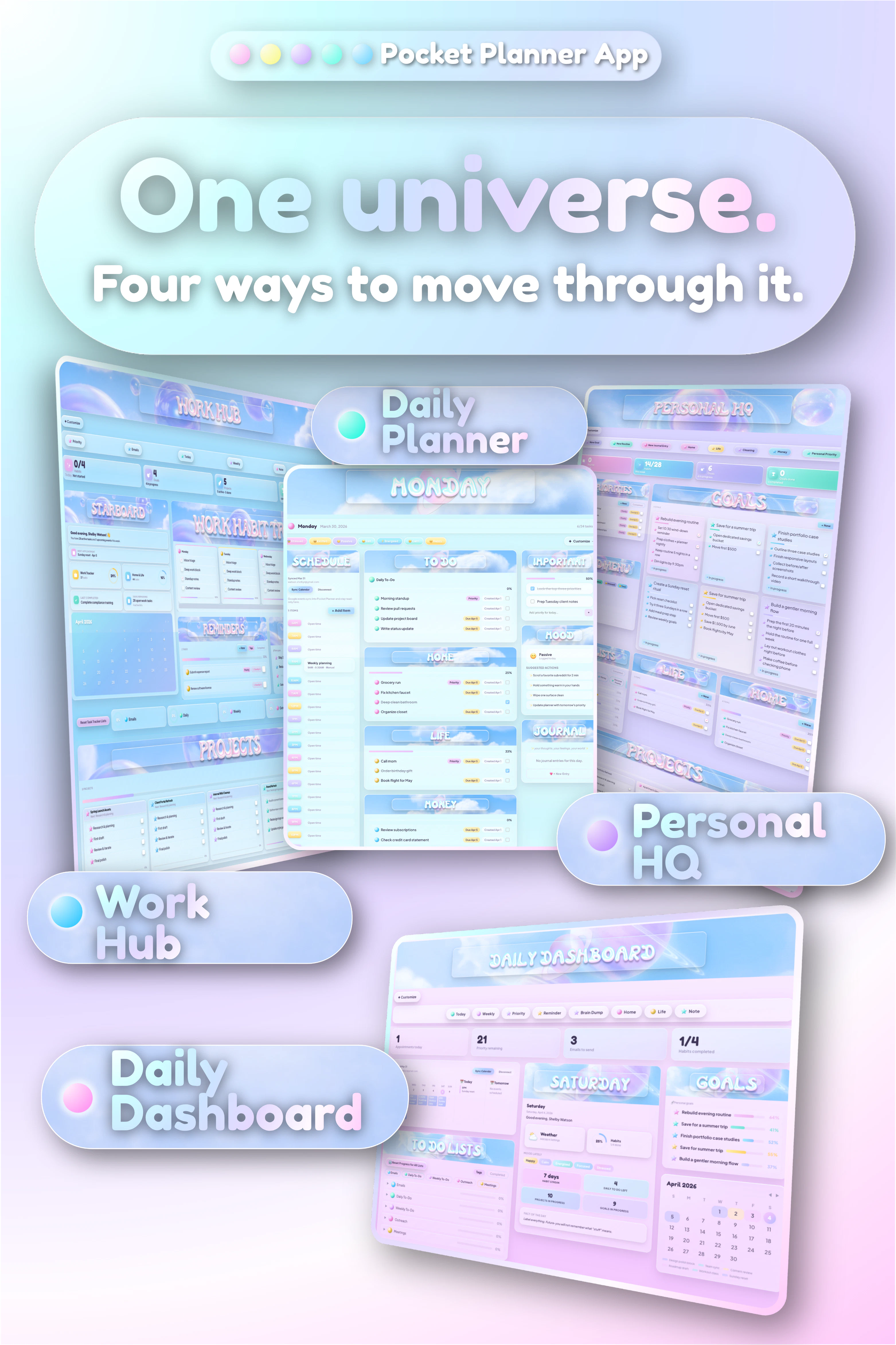 Pocket Planner: Life OS App for ADHD screenshot 2