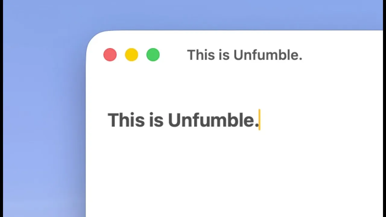 Unfumble gallery image