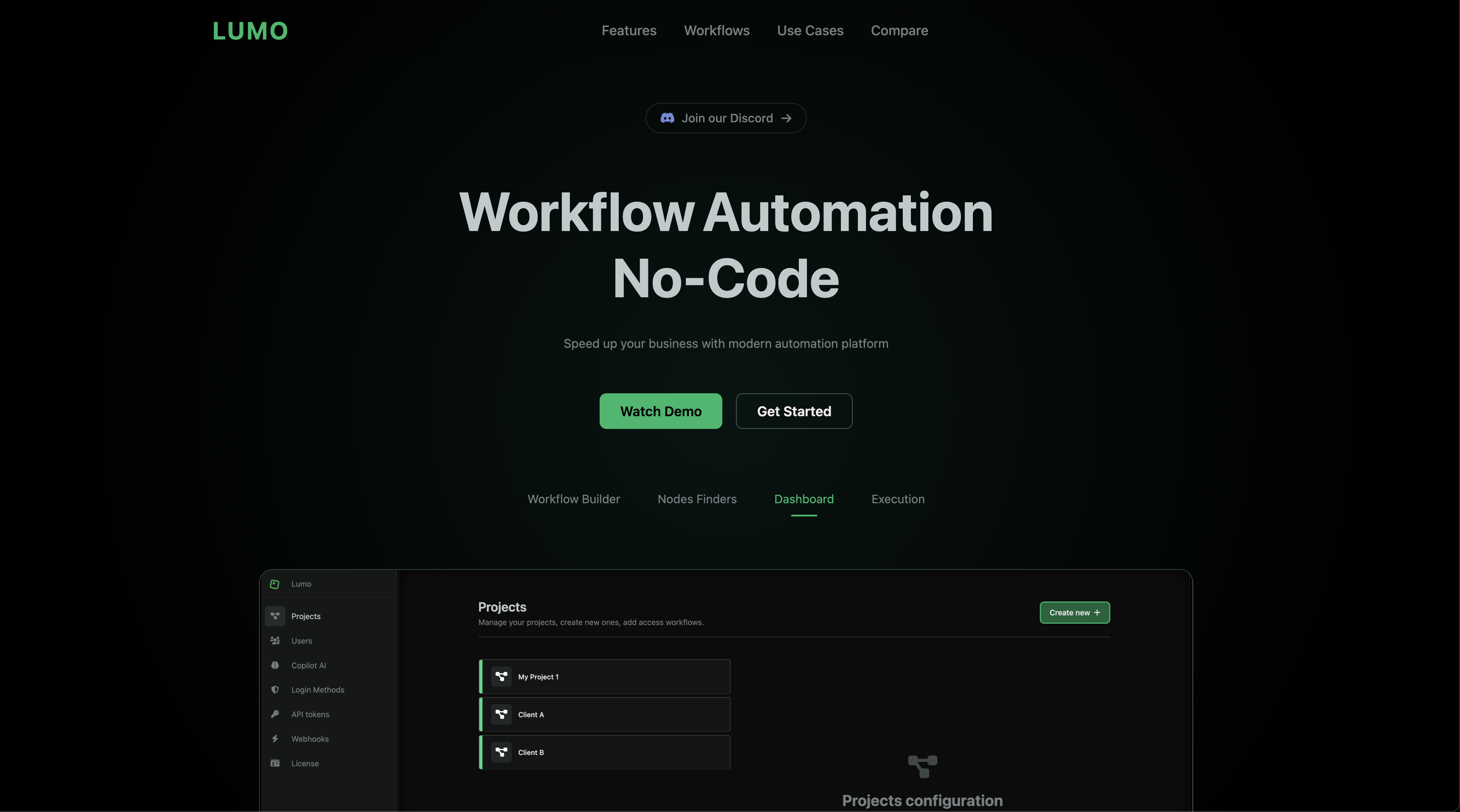 lumo - Workflows & AI agents ・ no-code automation tool media 2