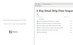 6 Day Email Drip Flow Sequence media 3