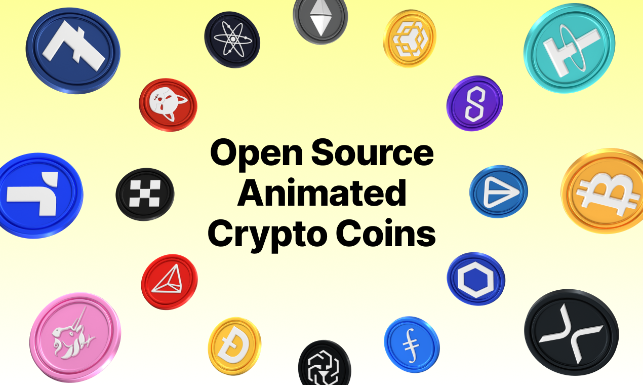 startuptile Animated Crypto Coins-60 free animated 3D crypto coins for financial projects