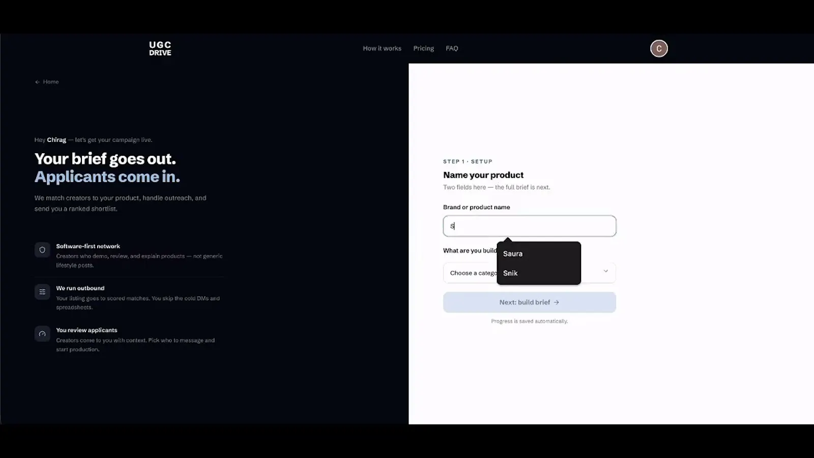 UGC Drive screenshot 1 (video preview)