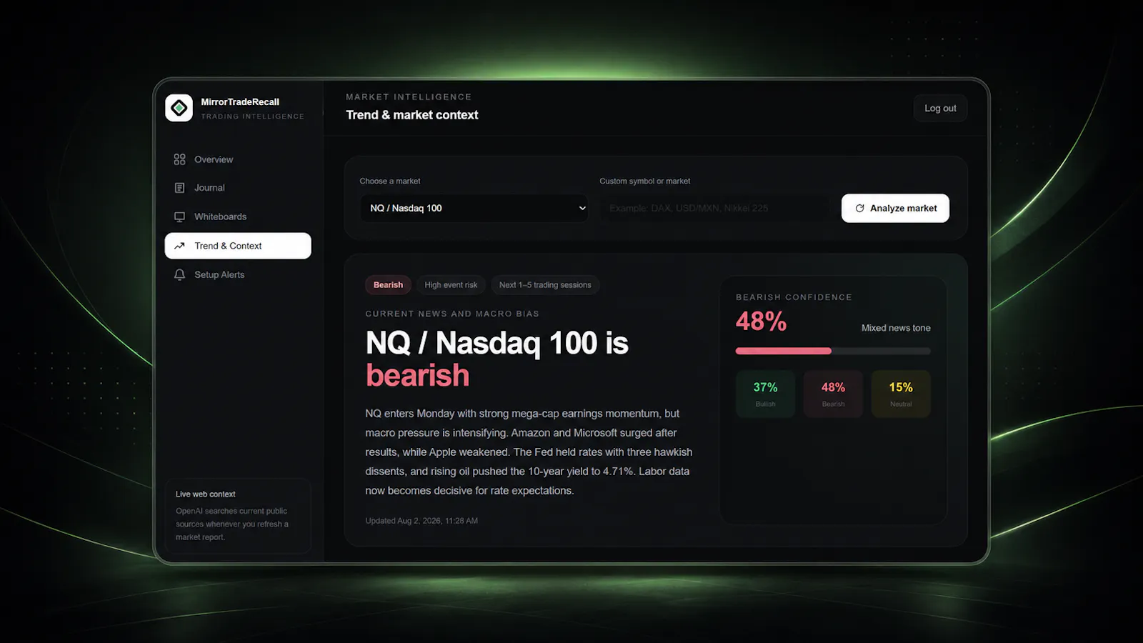 MirrorTradeRecall screenshot 3