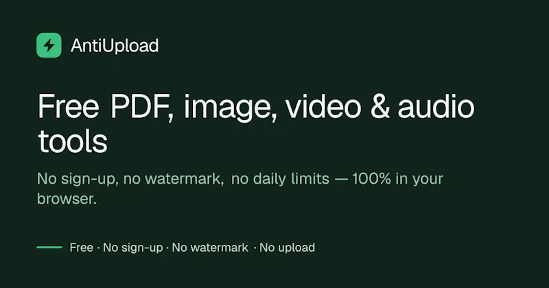 AntiUpload screenshot 2
