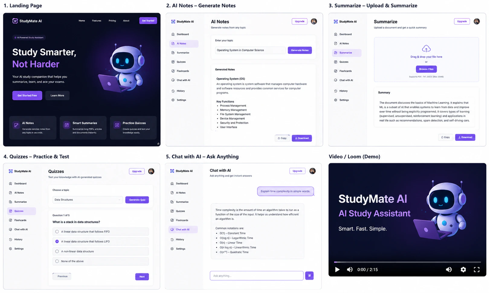 StudyMate AI 截图 2