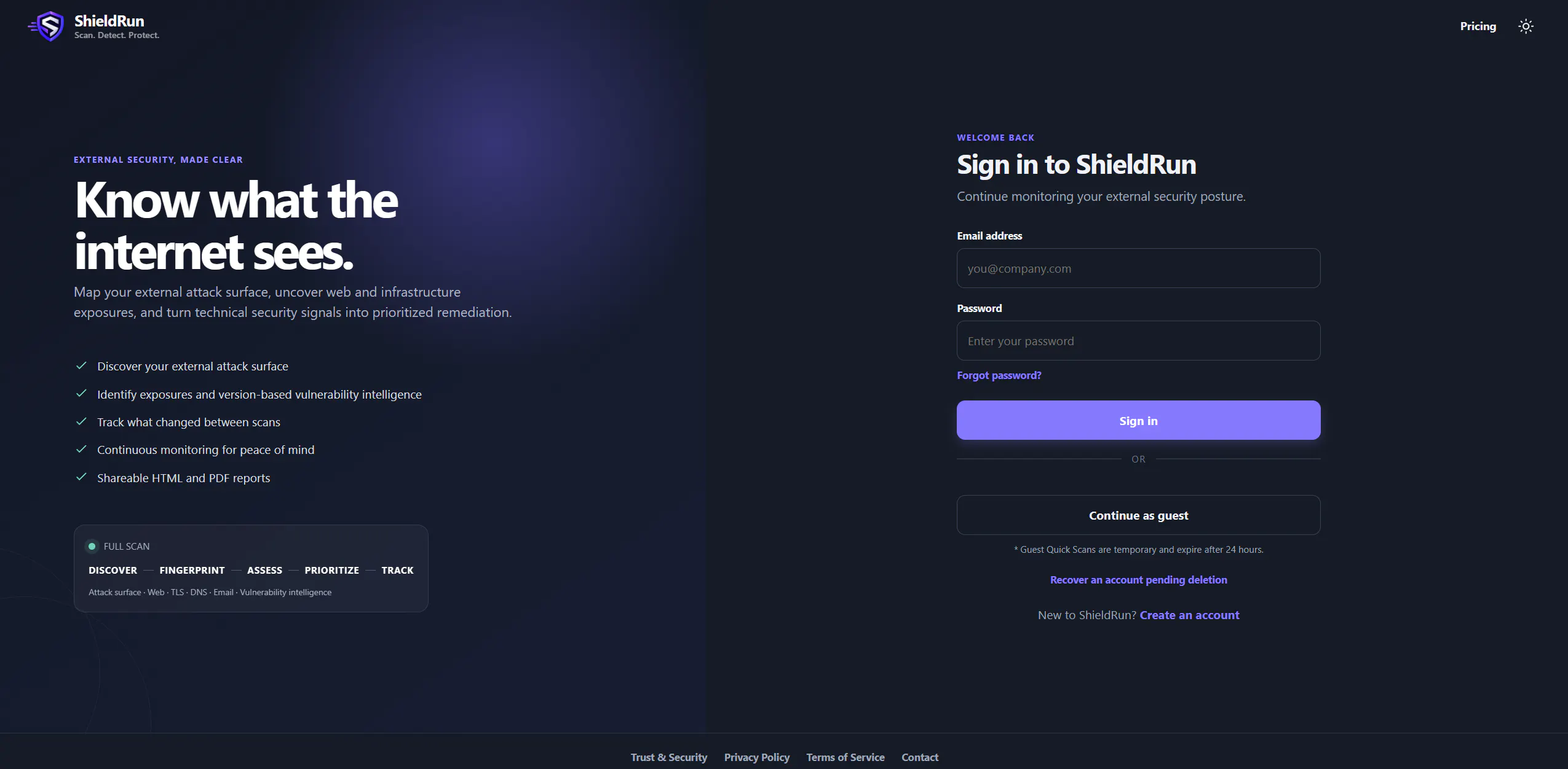 ShieldRun - Web Security Monitoring gallery image